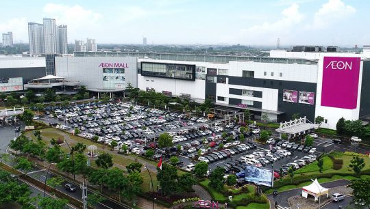 Gedung AEON Mall dekat apartemen Gading Serpong