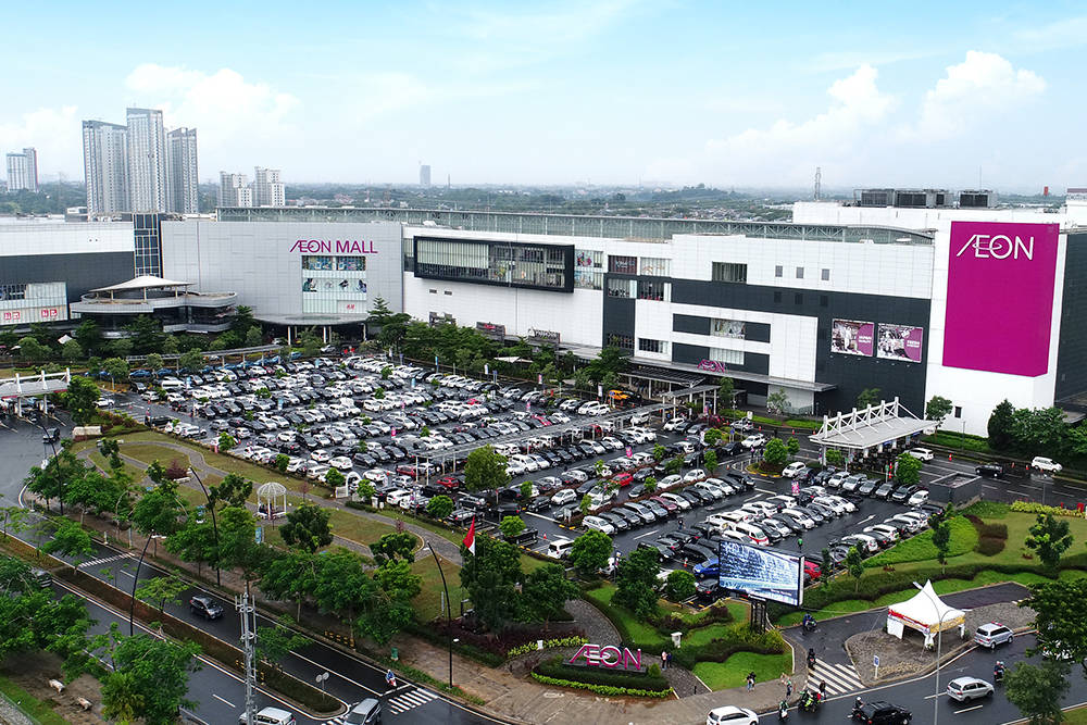 Gedung AEON Mall dekat apartemen Gading Serpong