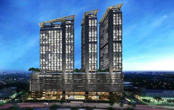 Penampakan gedung Carstenzs BSD, apartemen dekat UMN